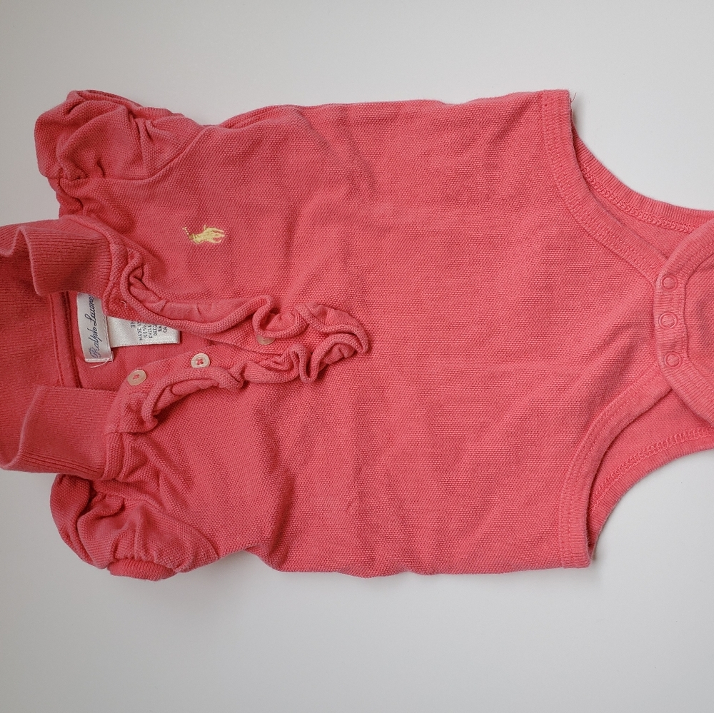 Ralph Lauren Onesie Pink 3M